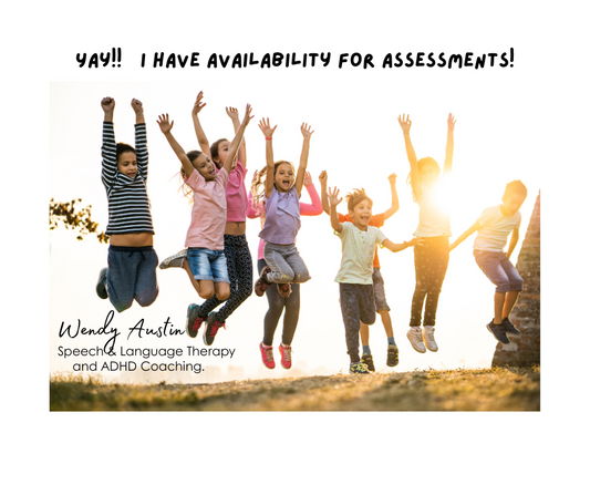 Appointments available for assessments throughout the Summer Holidays, yay!!